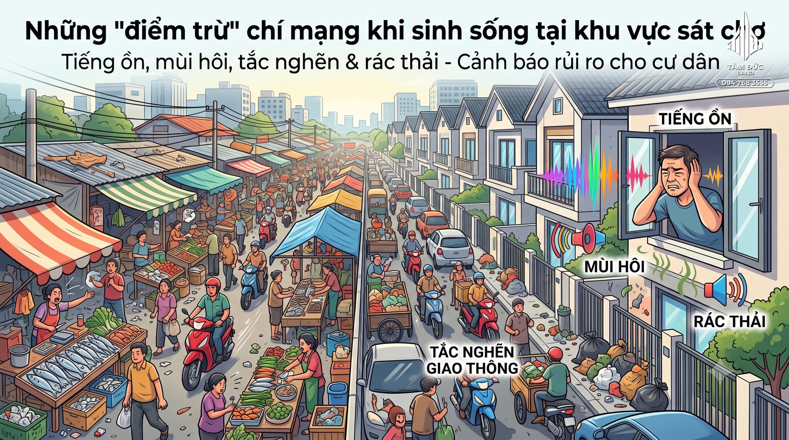 Đất gần chợ có dễ kinh doanh không? 