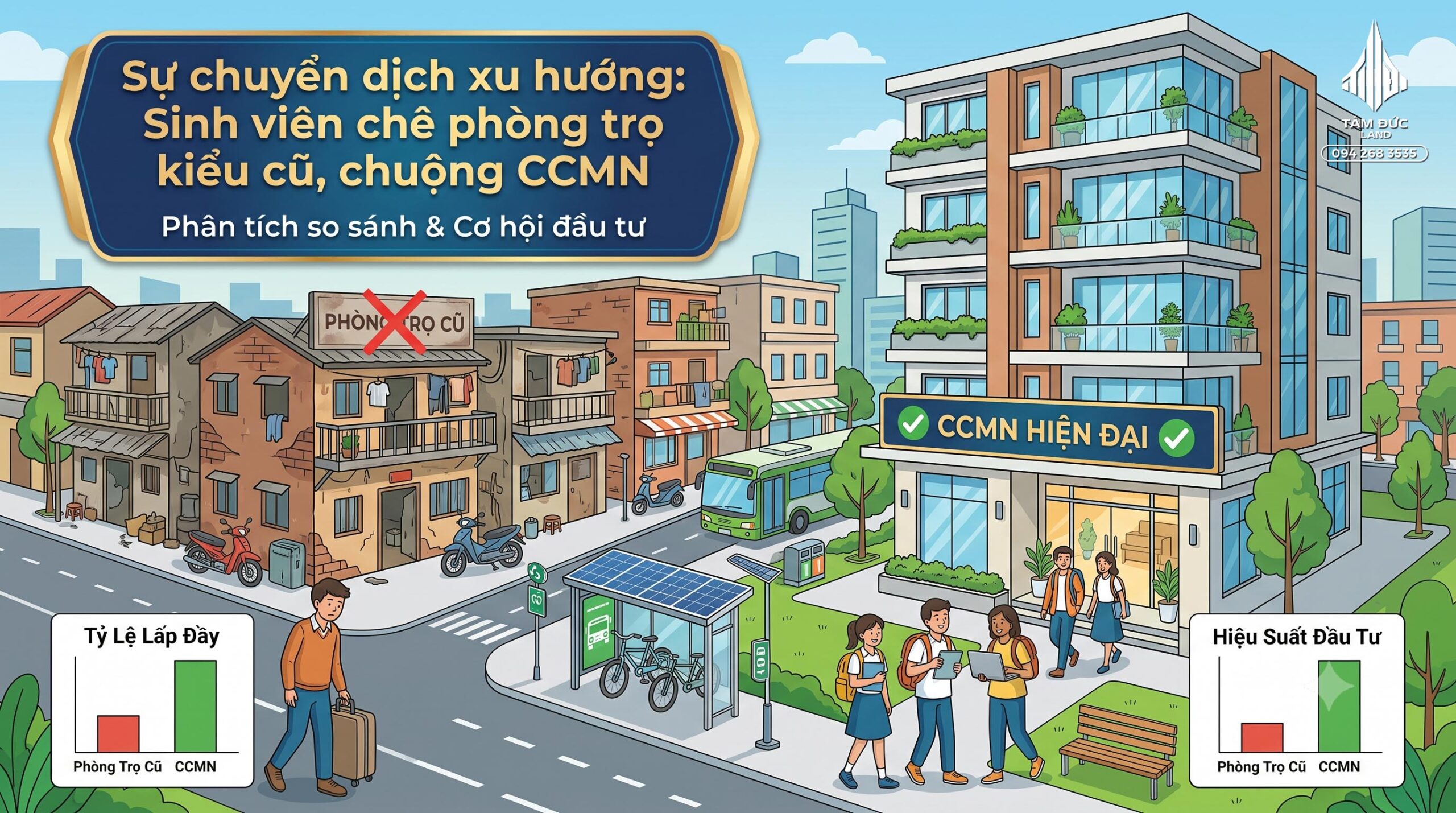 Đất gần trường đại học có phù hợp xây trọ không? 
