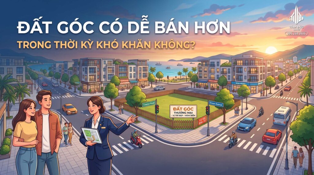 Đất góc có dễ bán hơn trong thời kỳ khó khăn không? | Đức BĐS Ninh Bình 1 Đất góc có dễ bán hơn trong thời kỳ khó khăn không?