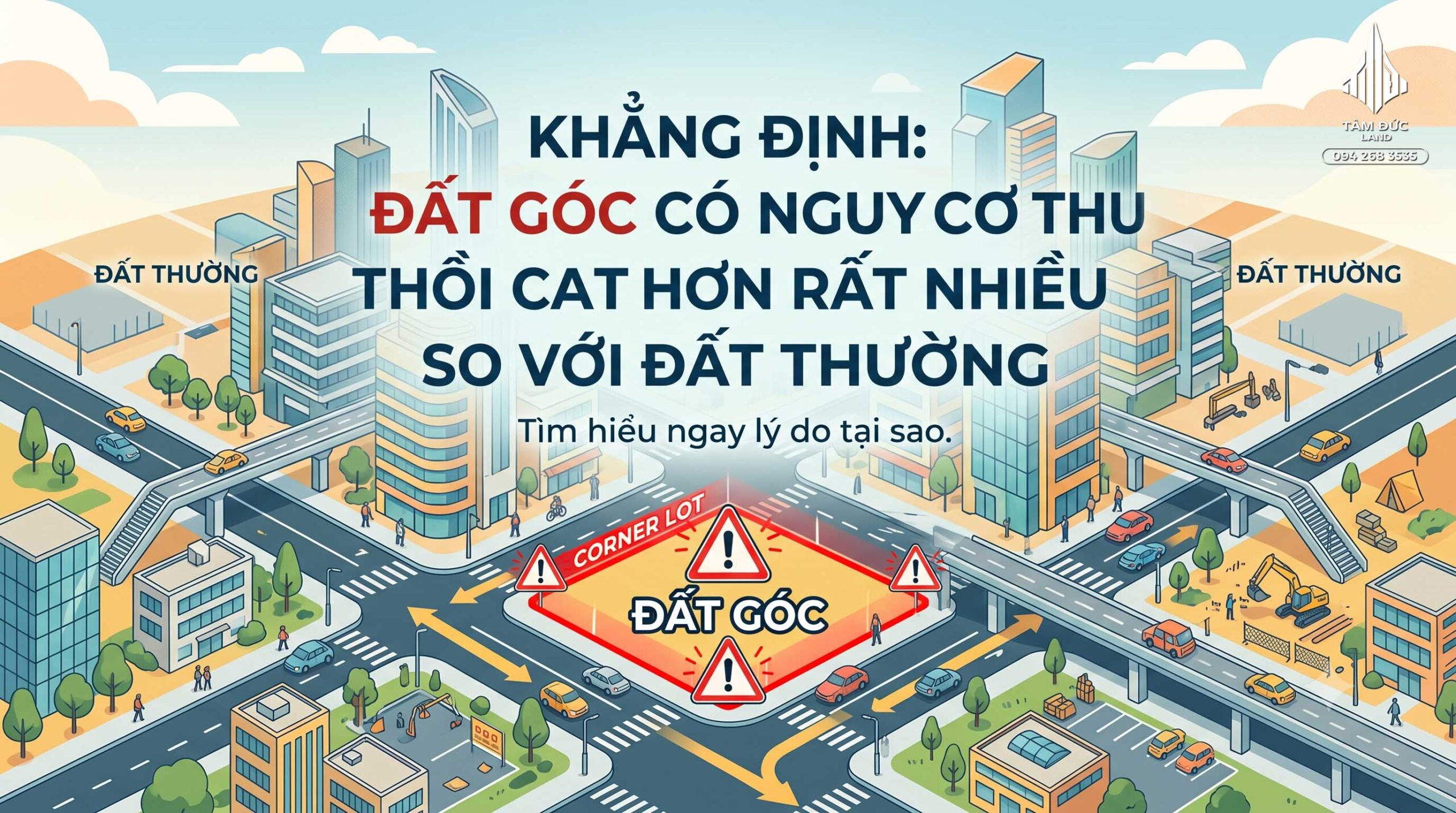 Đất góc có dễ bị thu hồi khi mở đường không?