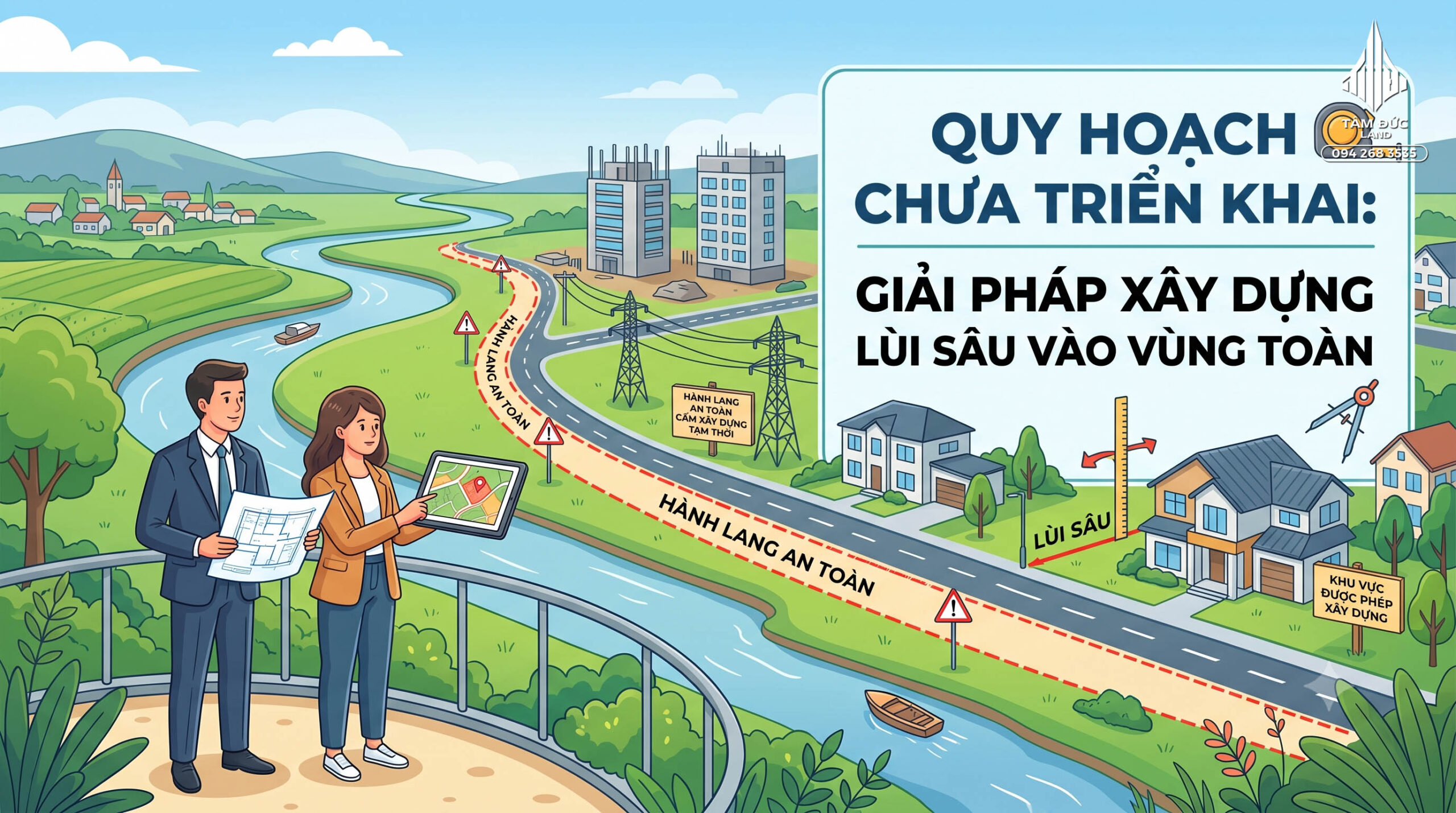 Đất nằm trong hành lang giao thông có được xây nhà không?