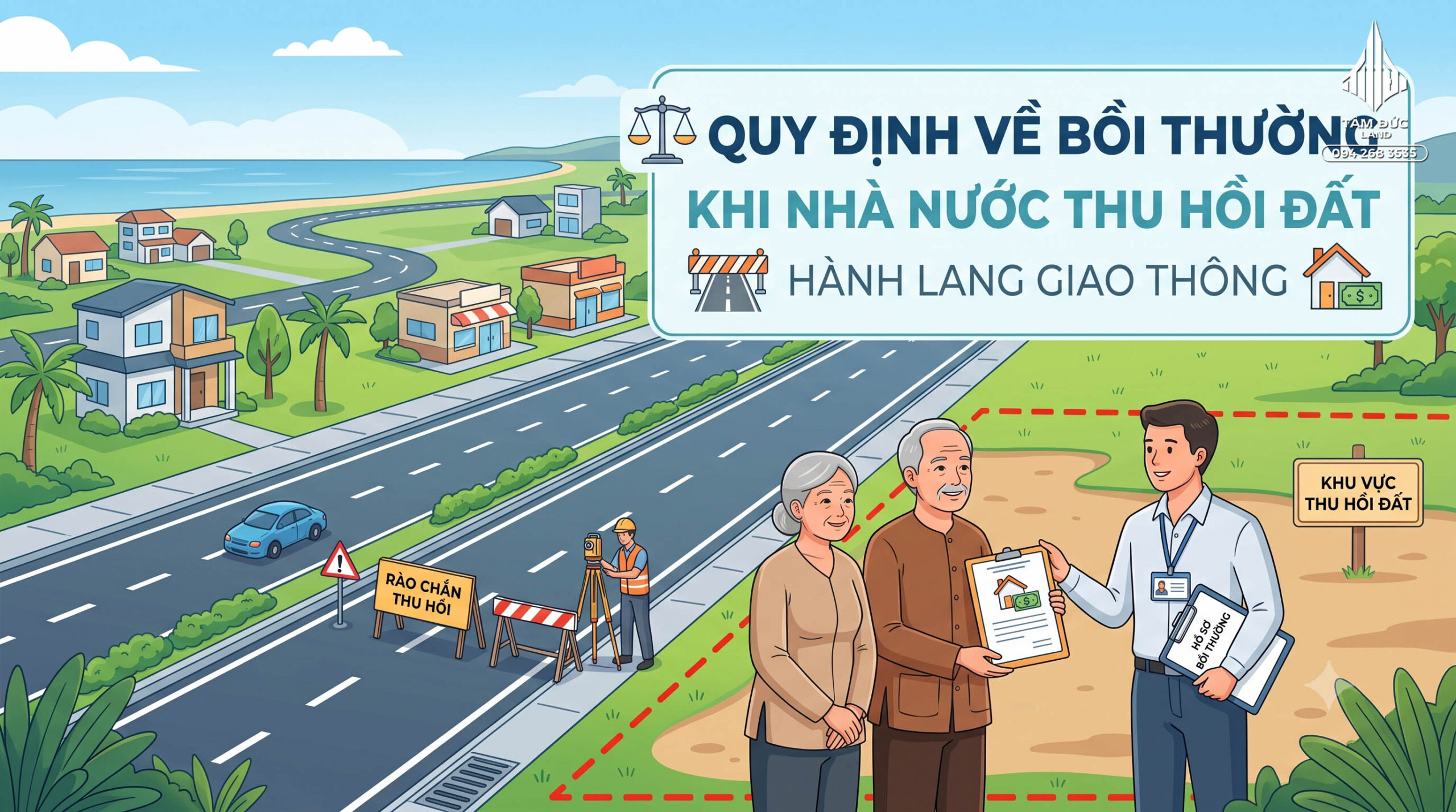 Đất nằm trong hành lang giao thông có được xây nhà không?