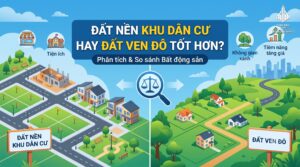 Đất nền khu dân cư hay đất ven đô tốt hơn?