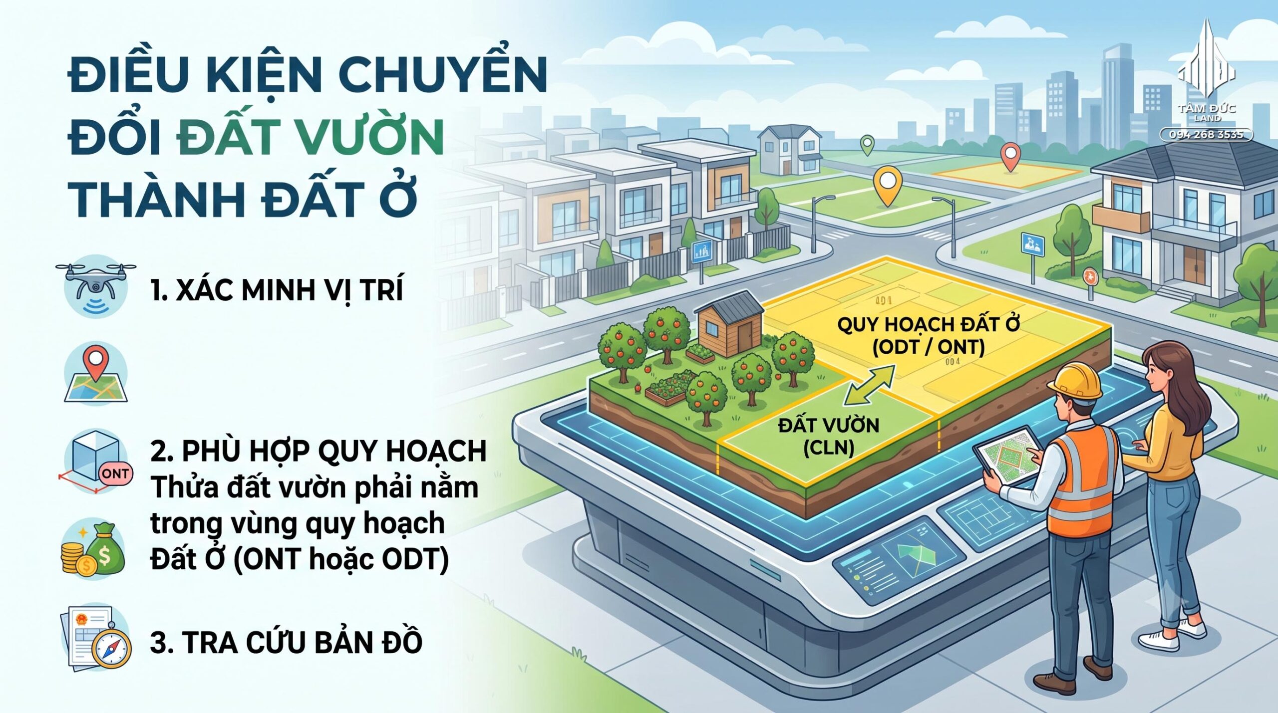 Điều kiện để chuyển đất vườn lên thổ cư là gì?