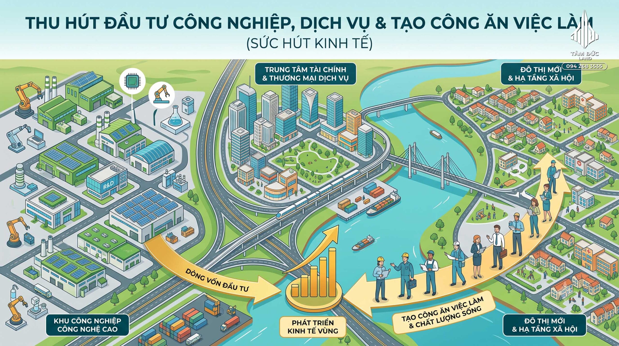 Một khu vực muốn phát triển mạnh cần những điều kiện gì?