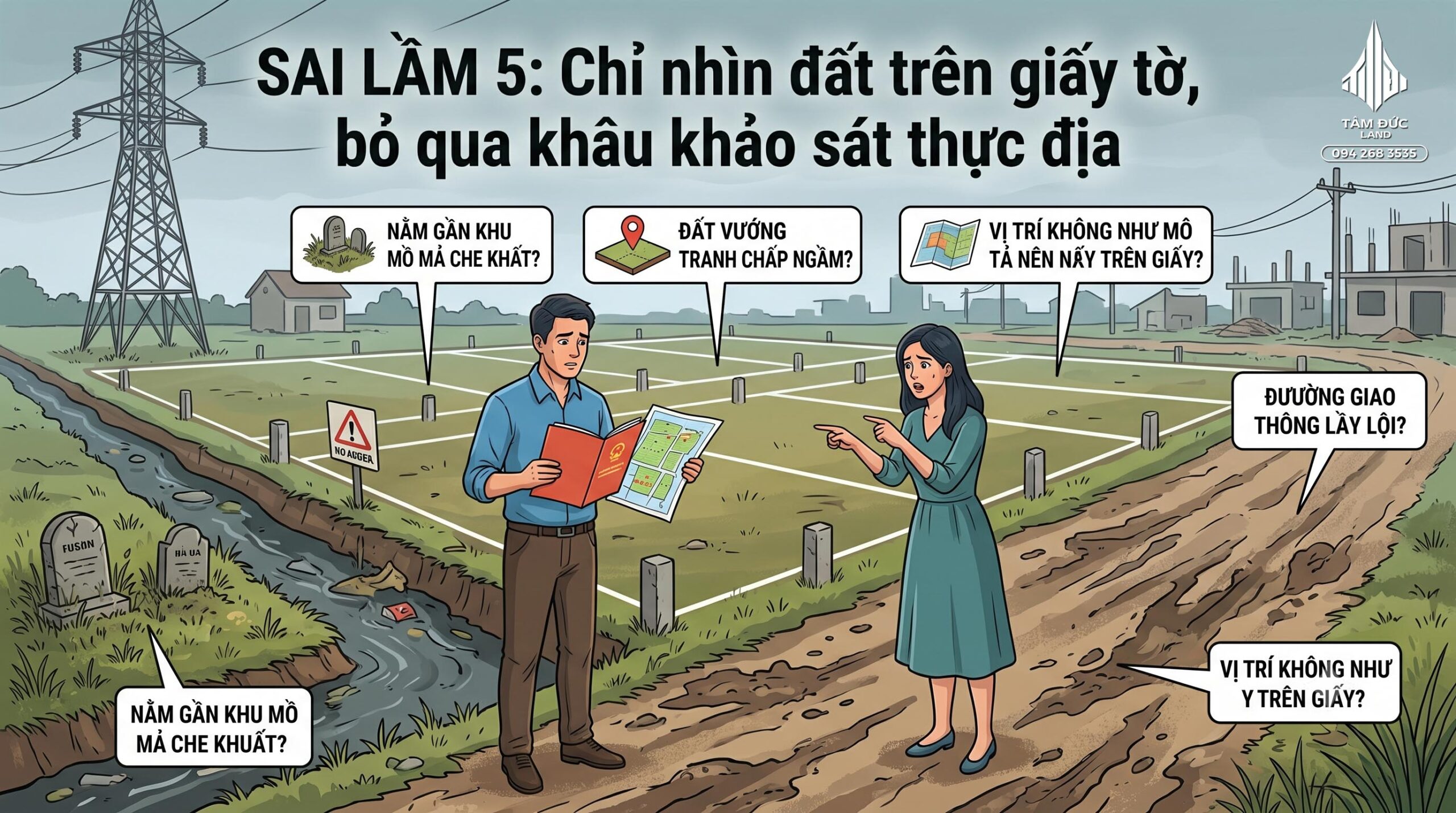 Mua đất nền cần tránh những sai lầm nào?