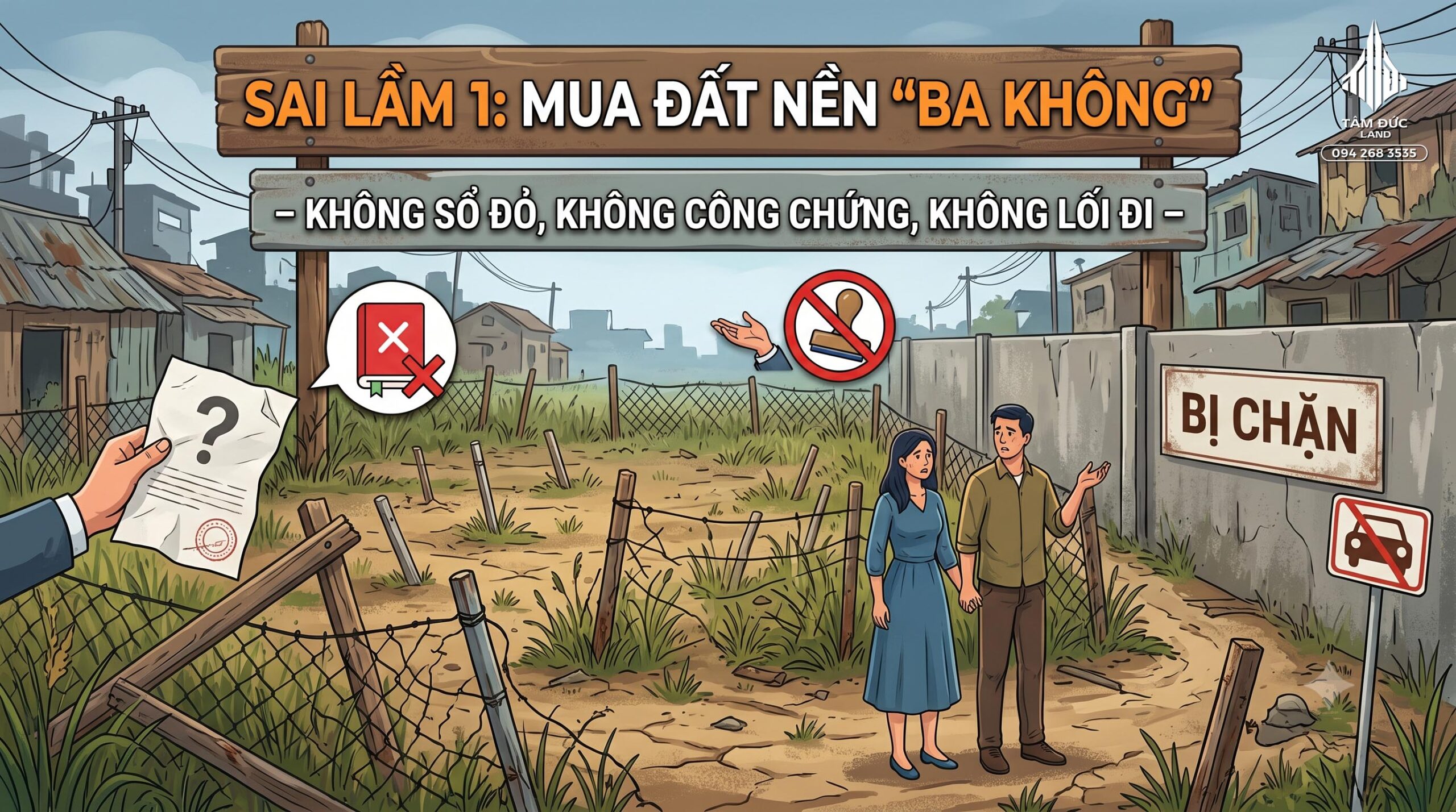 Mua đất nền cần tránh những sai lầm nào?