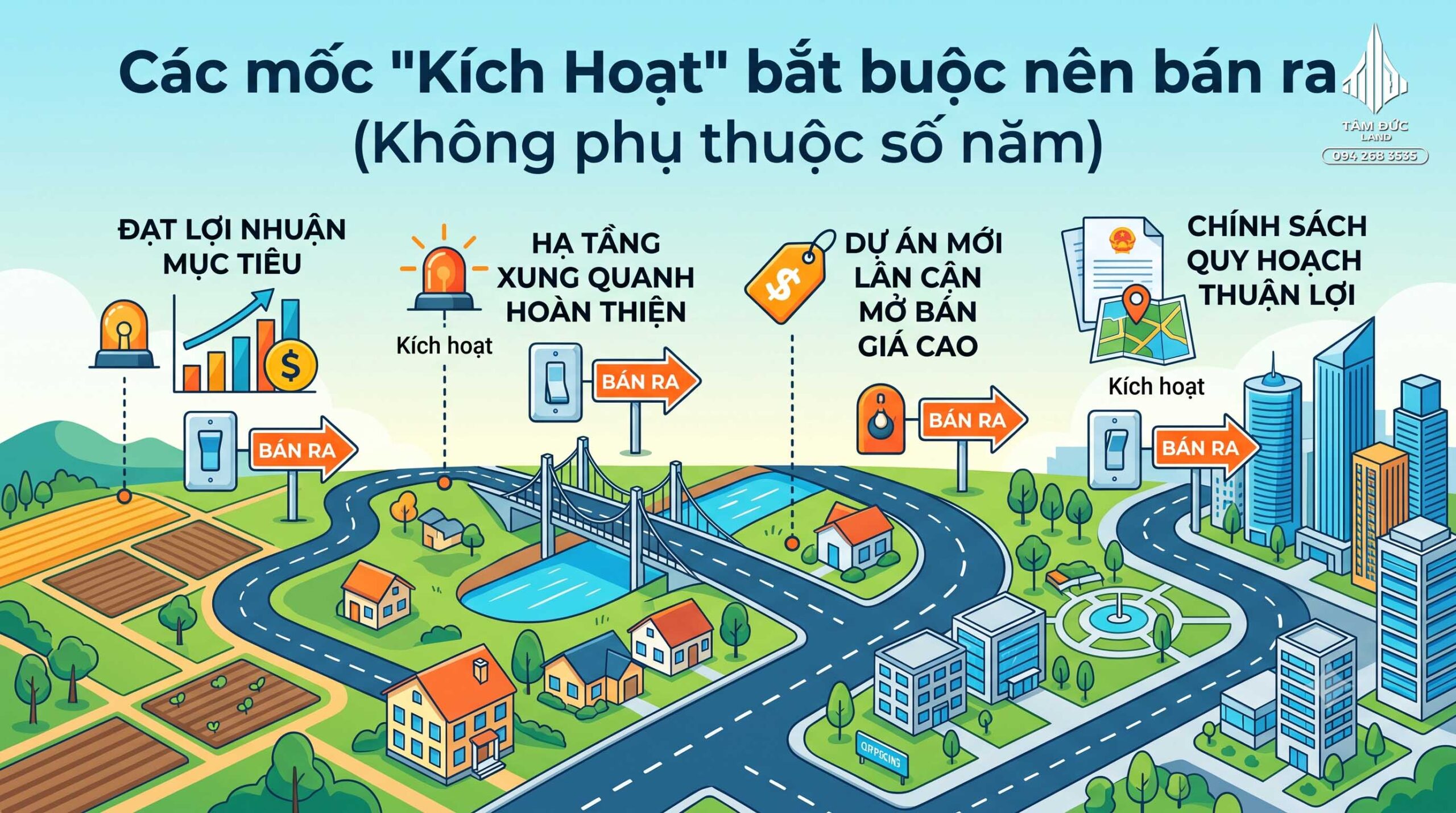 Mua đất xong bao lâu thì nên bán để tối ưu lợi nhuận?