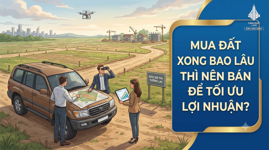 Mua đất xong bao lâu thì nên bán để tối ưu lợi nhuận?
