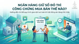 Ngân hàng giữ sổ đỏ thì công chứng mua bán thế nào?