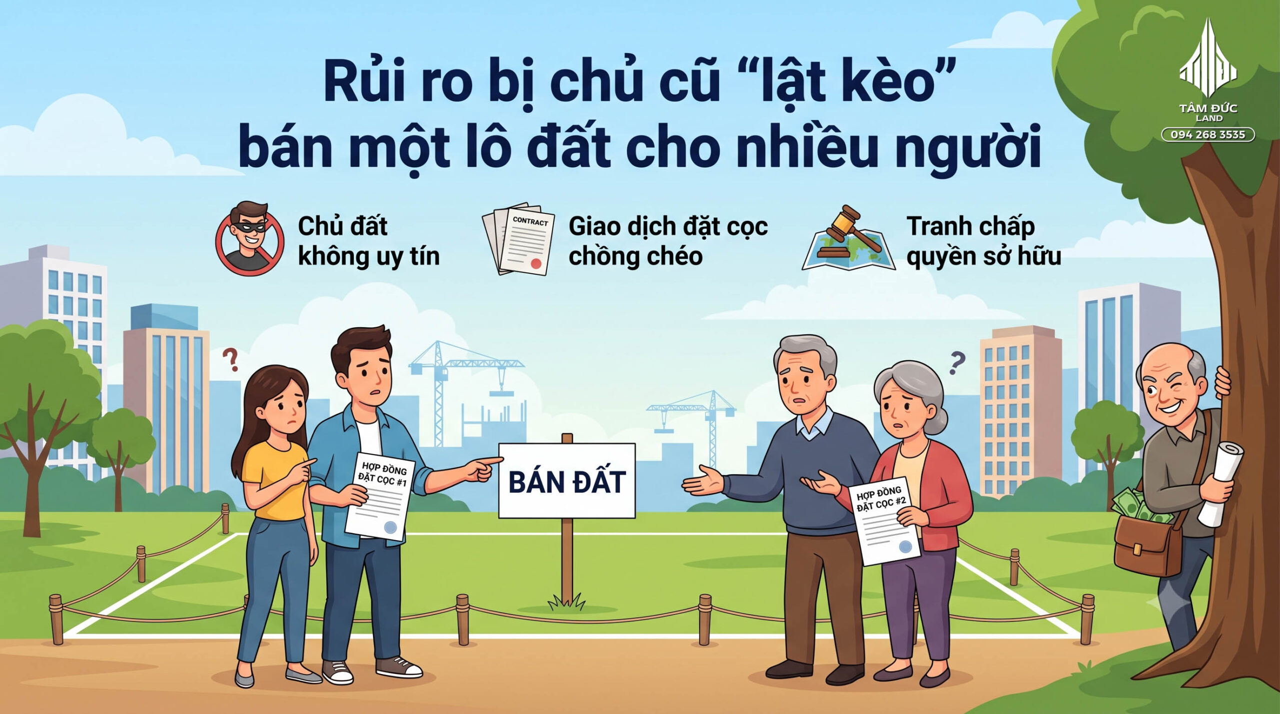 Những rủi ro lớn nhất khi mua đất chưa có sổ là gì?