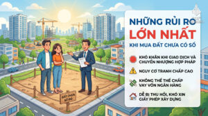 Những rủi ro lớn nhất khi mua đất chưa có sổ là gì?