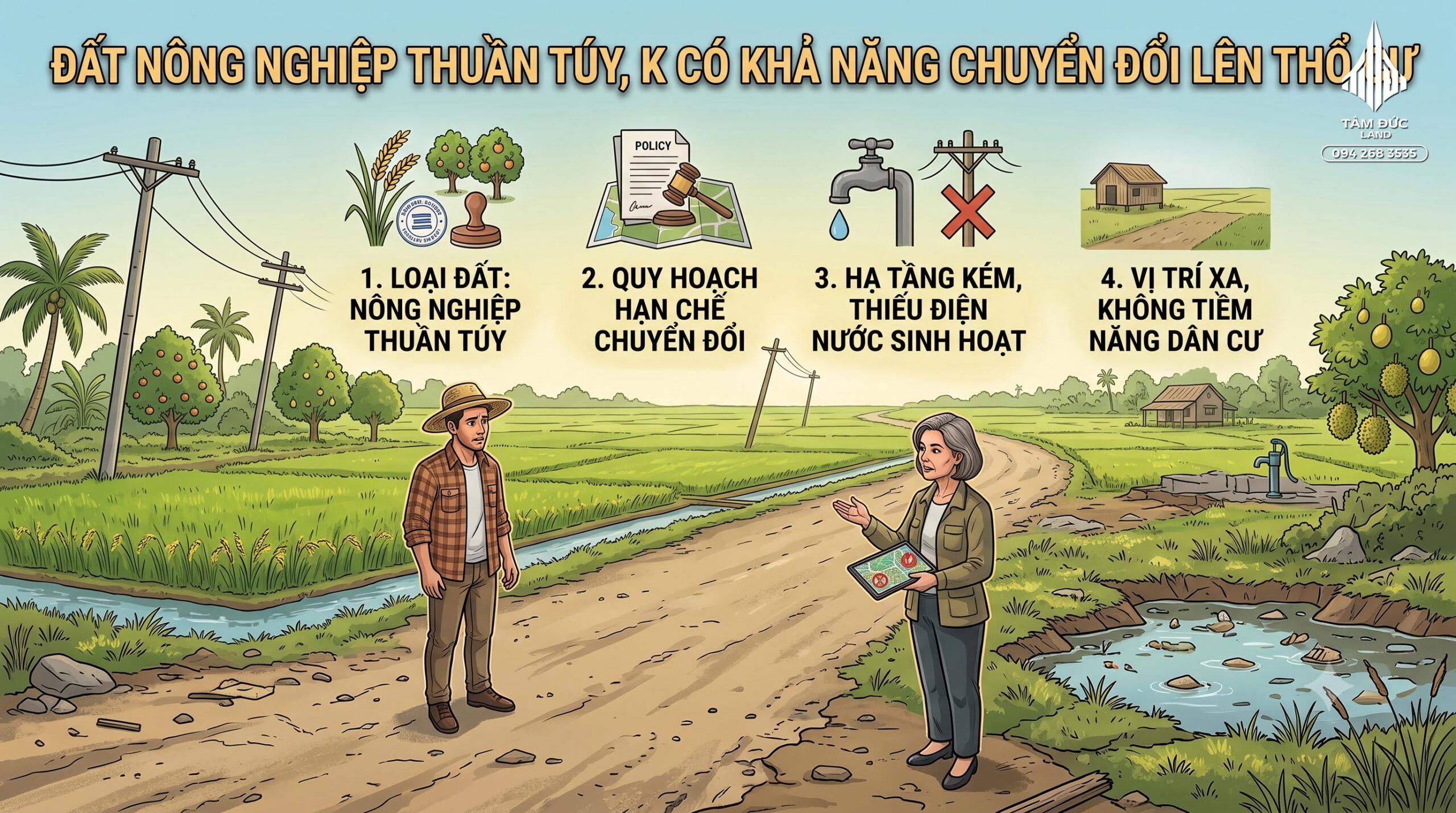 Tại sao có những lô đất giá rẻ nhưng không ai mua?