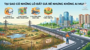 Tại sao có những lô đất giá rẻ nhưng không ai mua?