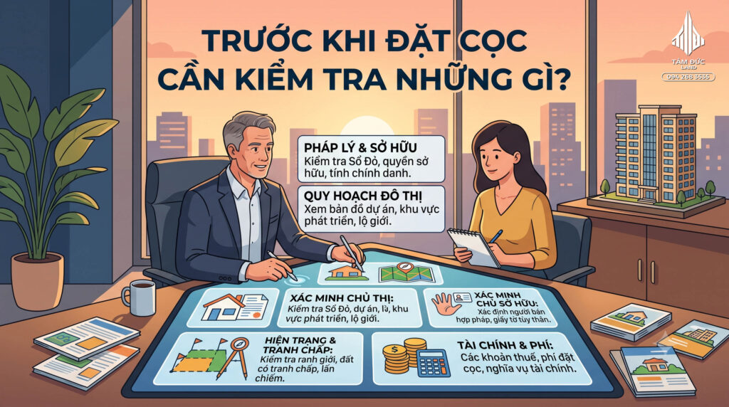 Trước khi đặt cọc cần kiểm tra những gì?