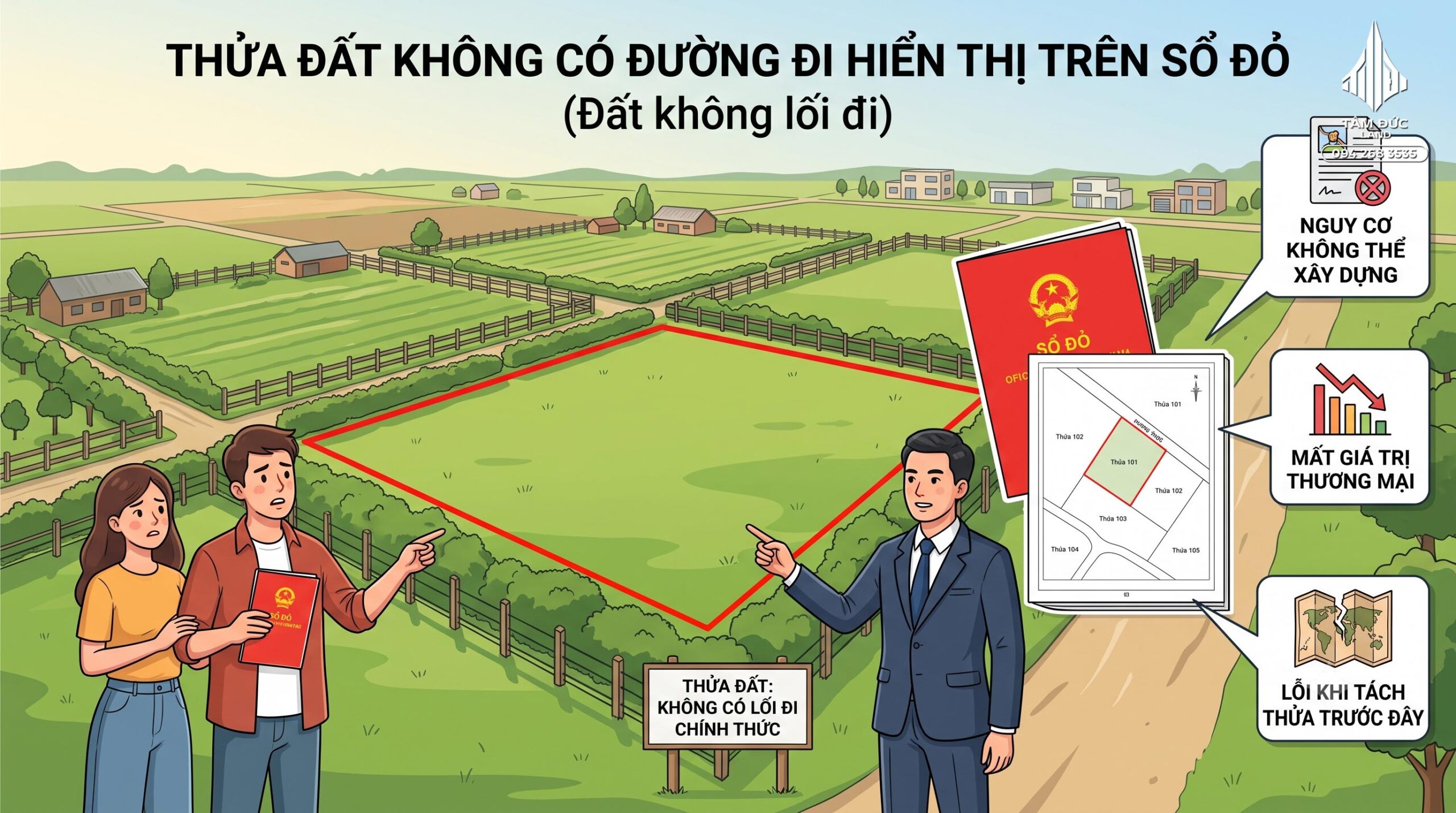 Vì sao lô đất đẹp nhưng ngân hàng không nhận thế chấp?