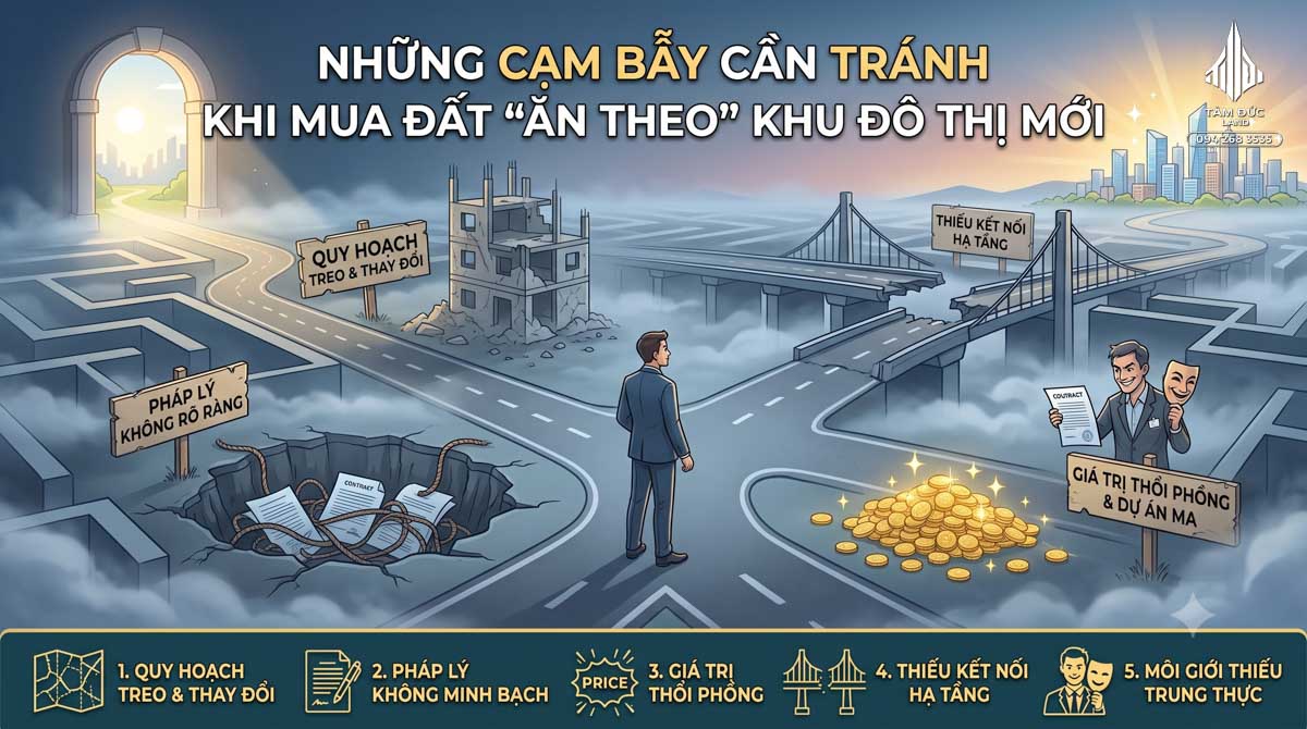 Đất gần khu đô thị mới có dễ tăng giá hơn không?