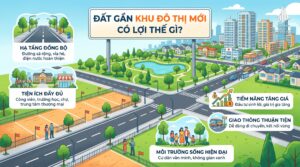 Đất gần khu đô thị mới có lợi thế gì?