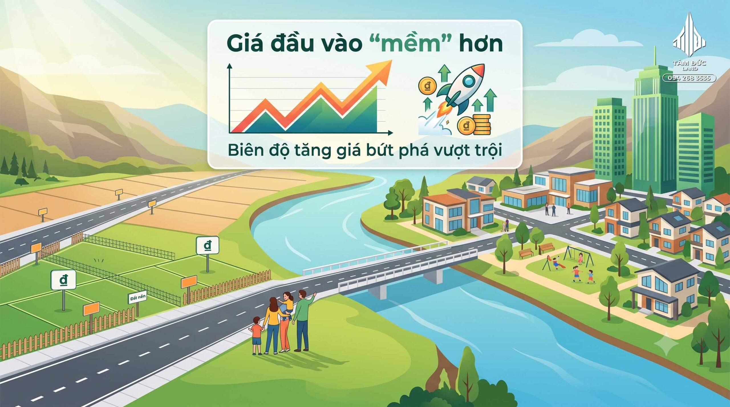 Đất gần khu đô thị mới có lợi thế gì? 
