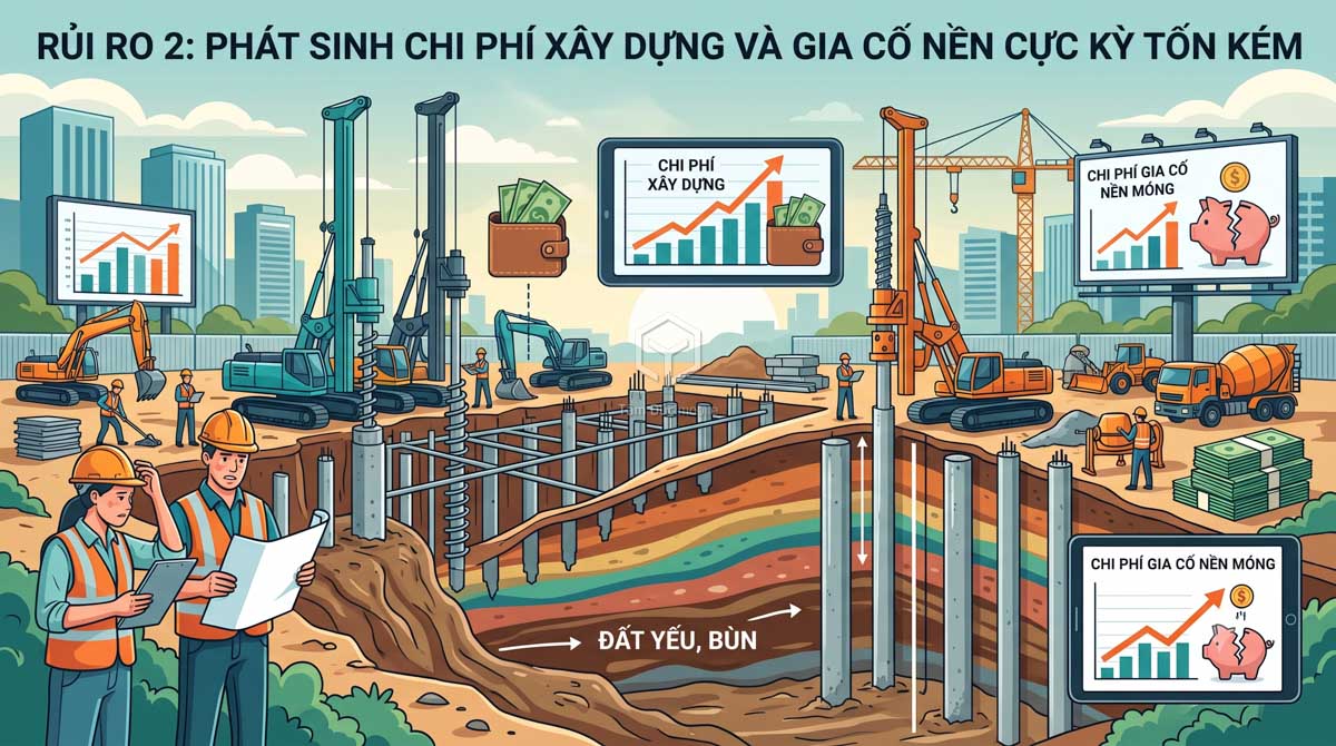 Đất gần khu vực thường xuyên ngập úng có nên mua không?