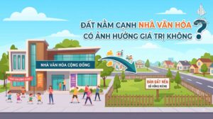 Đất nằm cạnh nhà văn hóa có ảnh hưởng giá trị không?