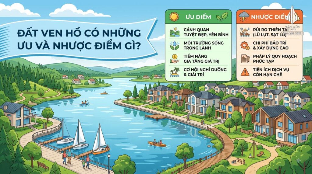 Đất ven hồ có những ưu và nhược điểm gì? | Đức BĐS Ninh Bình 1 Đất ven hồ có những ưu và nhược điểm gì? | Đức BĐS Ninh Bình