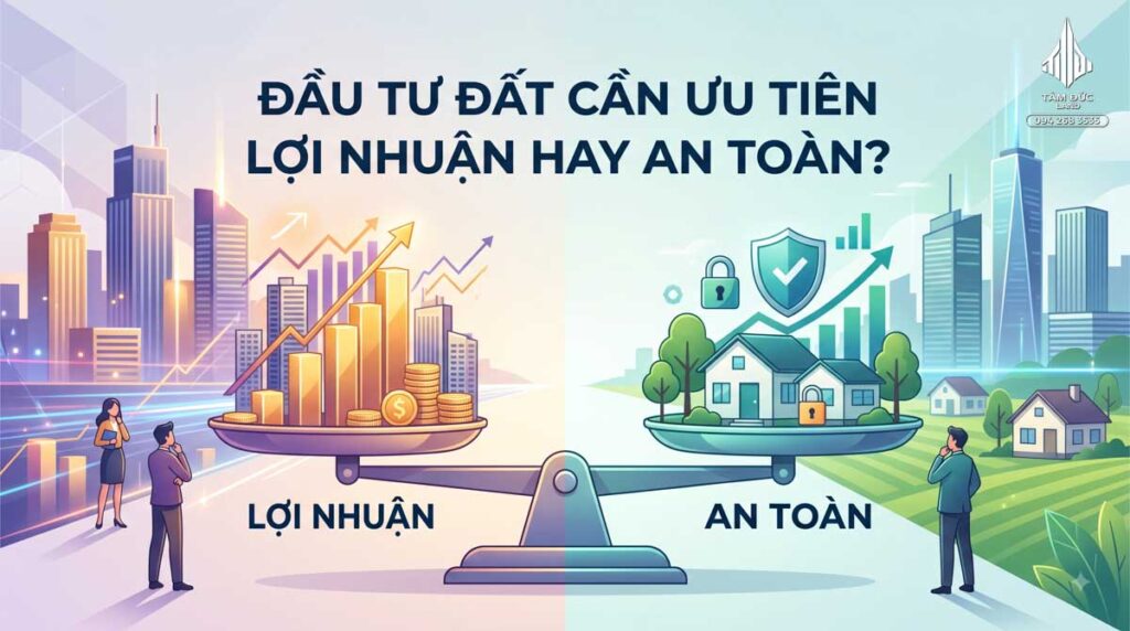 Đầu tư đất cần ưu tiên lợi nhuận hay an toàn?