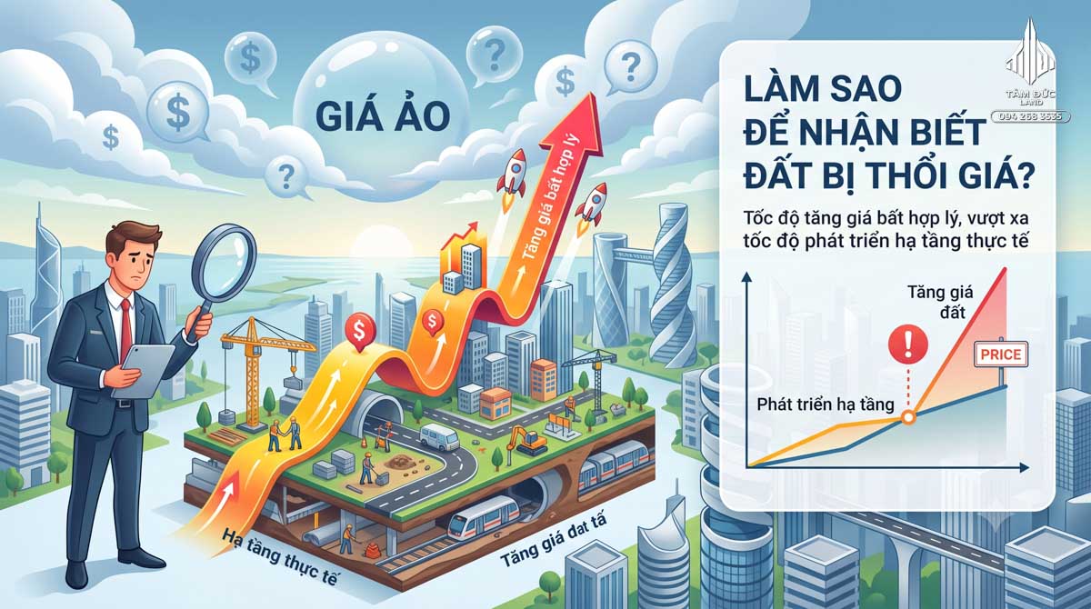 Làm sao để nhận biết đất bị thổi giá?