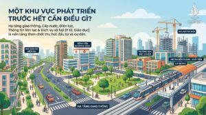 Một khu vực phát triển trước hết cần điều gì?