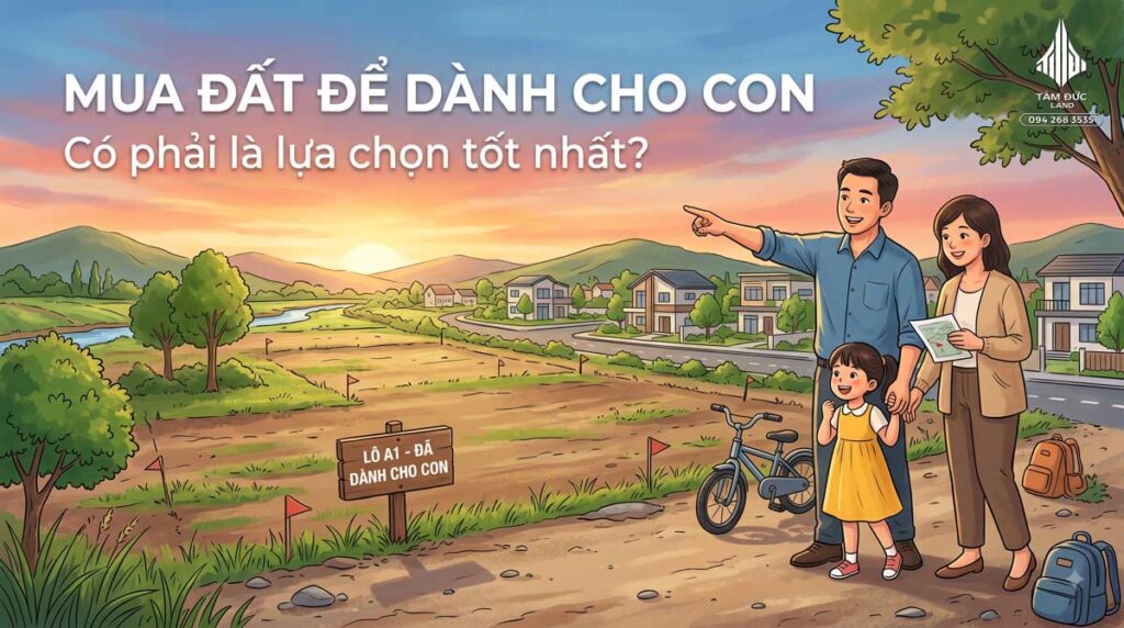 Mua đất để dành cho con có phải là lựa chọn tốt?
