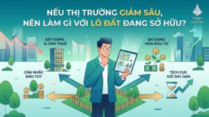 Nếu thị trường giảm sâu, nên làm gì với lô đất đang sở hữu?