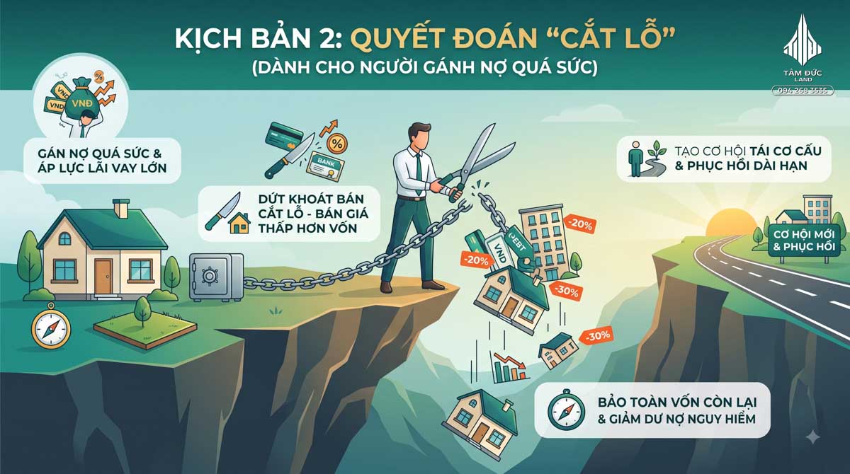 Nếu thị trường giảm sâu, nên làm gì với lô đất đang sở hữu?