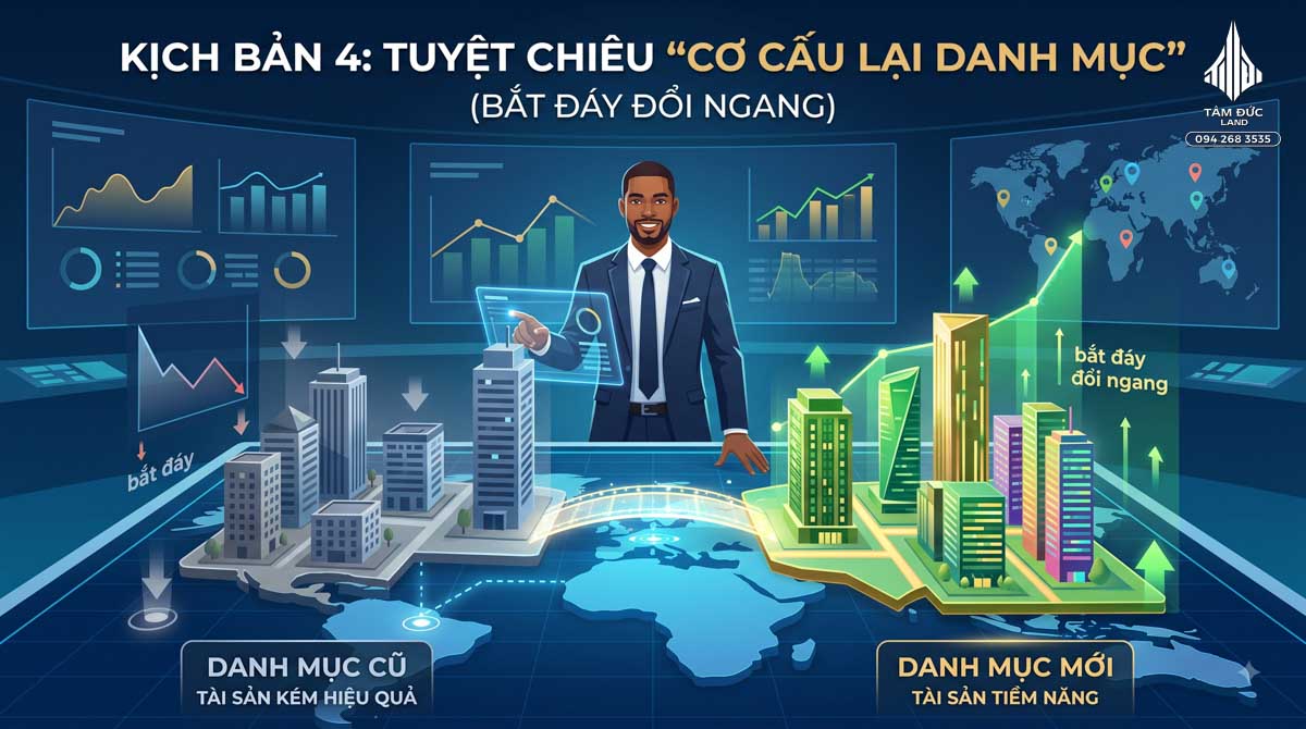 Nếu thị trường giảm sâu, nên làm gì với lô đất đang sở hữu?