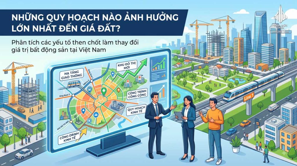 Những quy hoạch nào ảnh hưởng lớn nhất đến giá đất? | Đức BĐS Ninh Bình 1 Những quy hoạch nào ảnh hưởng lớn nhất đến giá đất?