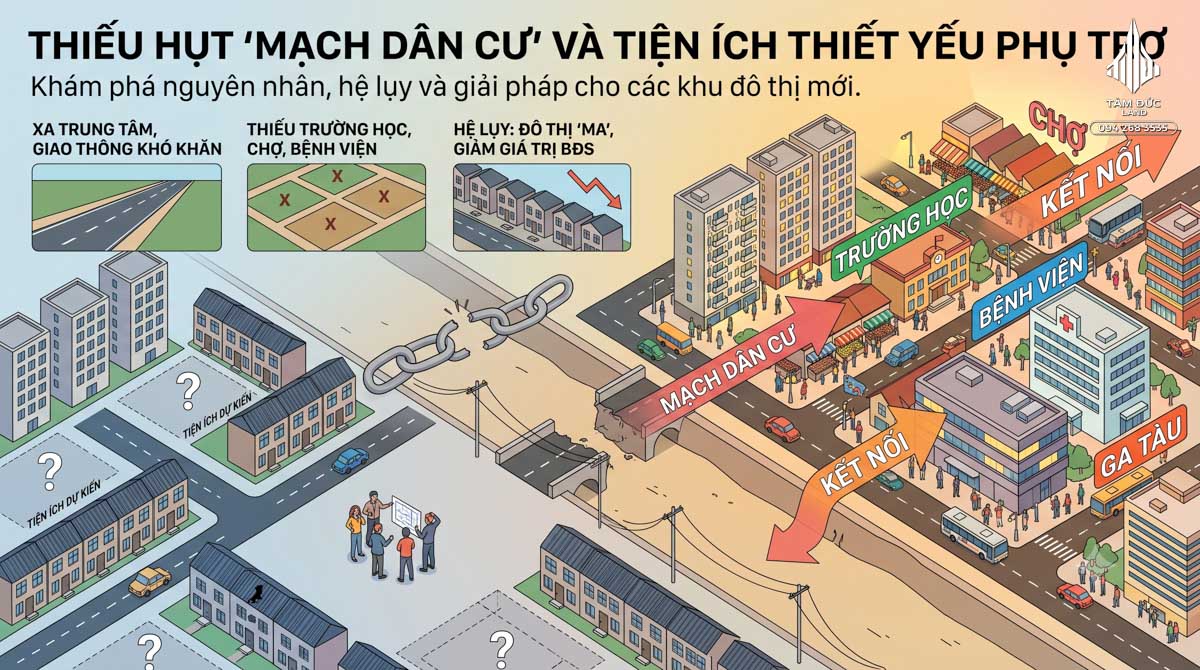 Vì sao có những khu đất đẹp nhưng nhiều năm không phát triển? 