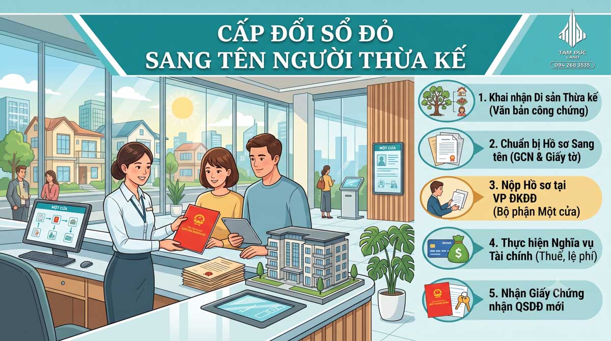 Đất thừa kế chuyển nhượng như thế nào?