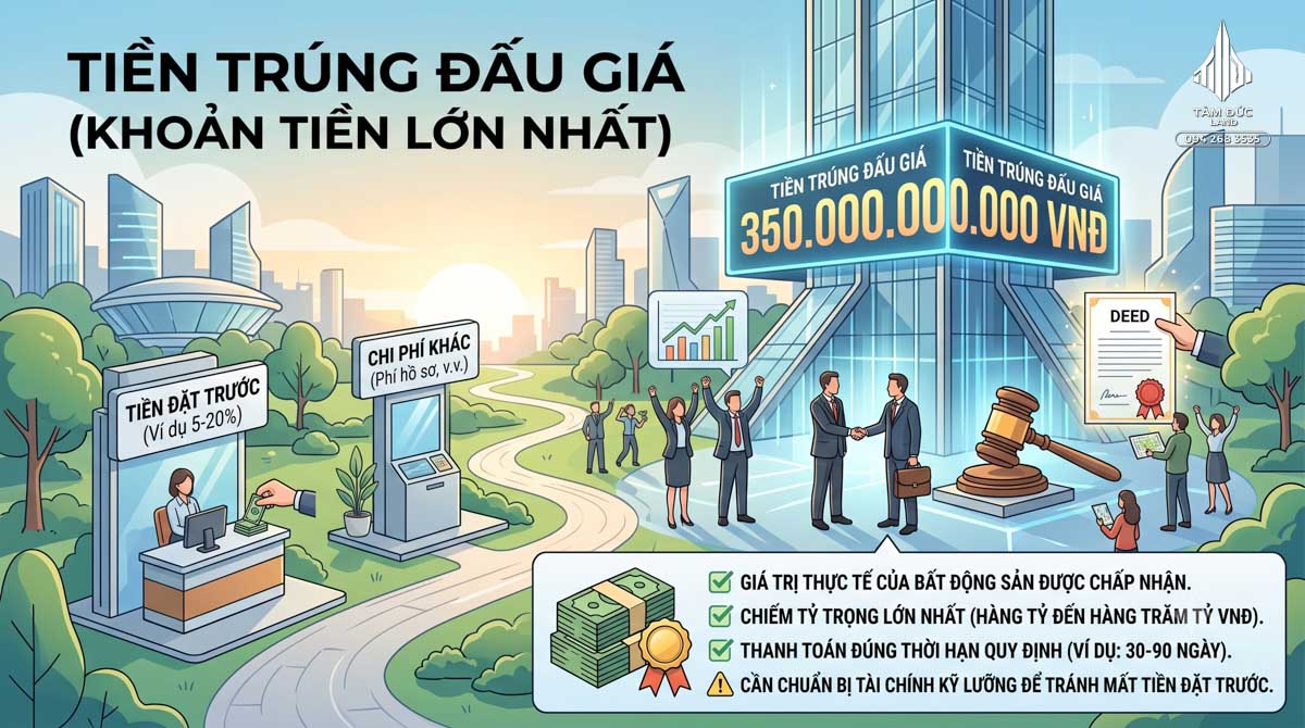 Mua đất đấu giá cần lưu ý những chi phí nào? | Đức BĐS Ninh Bình