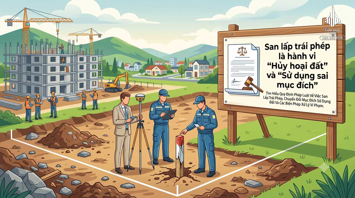 Tự ý san lấp đất nông nghiệp có bị xử phạt không? | Đức BĐS Ninh Bình